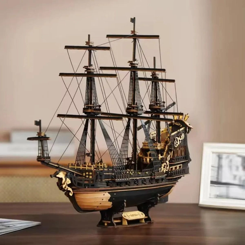 PUZZLE 3D BARCO PIRATA SEAHORSE BARQUE PARA ARMAR - 2