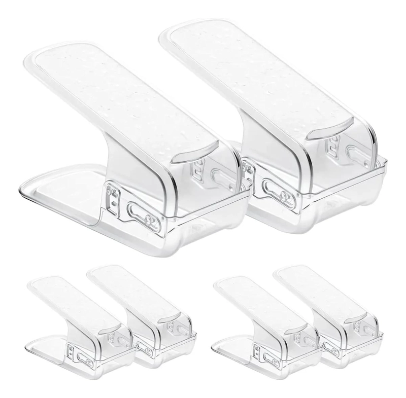 ORGANIZADOR DE ZAPATOS APILABLE PARA CLOSET CON 6 PIEZAS - 1