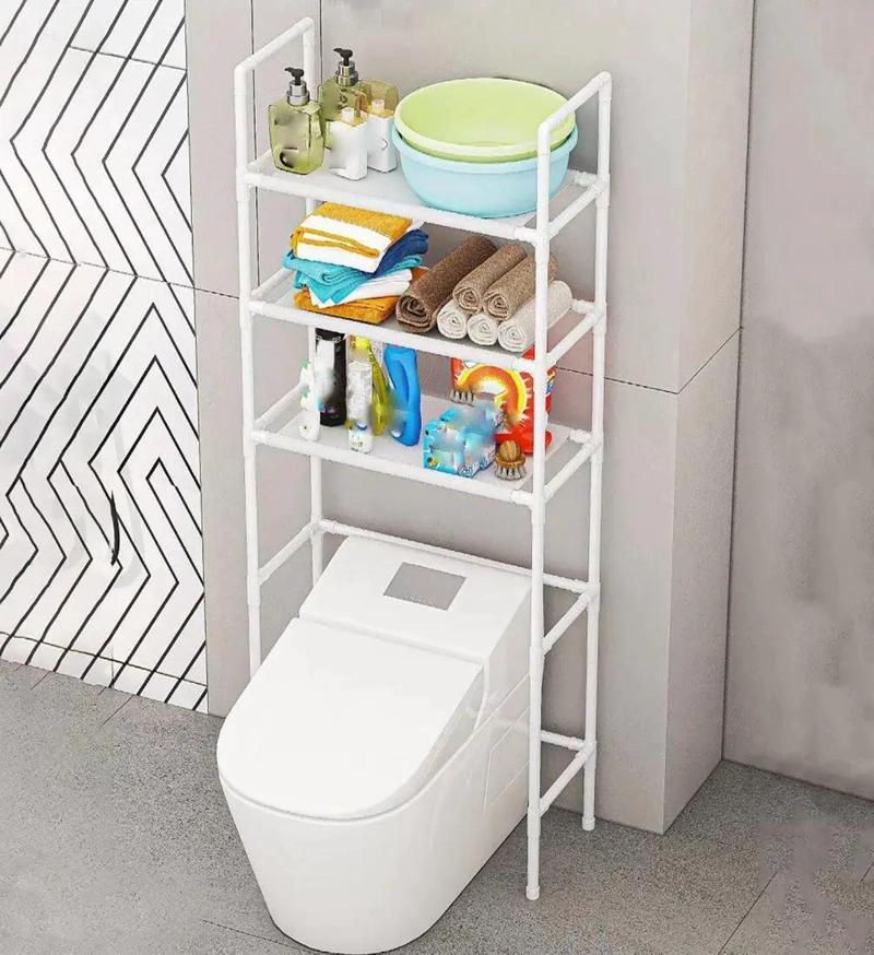 ESTANTE DE 3 NIVELES PARA BAÑO Y LAVADERO, ORGANIZADOR ESPACIAL - 6