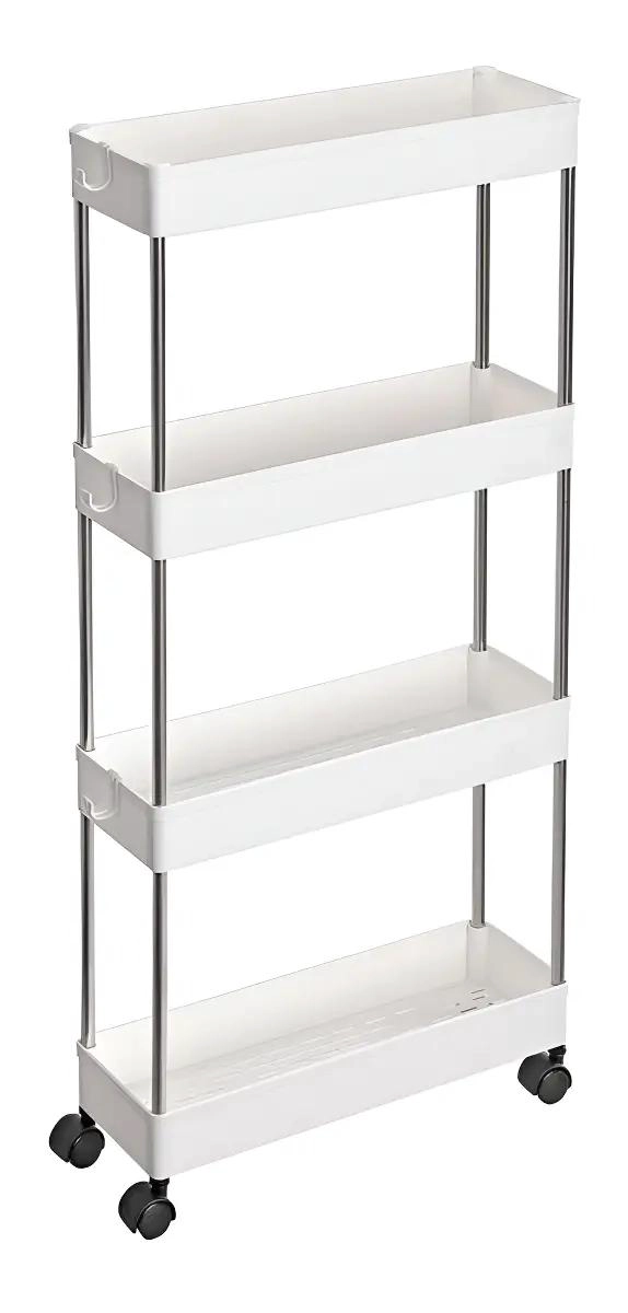 CARRITO ORGANIZADOR 4 NIVELES DELGADO PARA COCINA Y BAÑO - 1