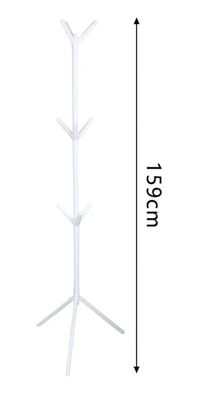 PERCHERO DE PIE MODERNO 165 CM COLOR BLANCO - 7