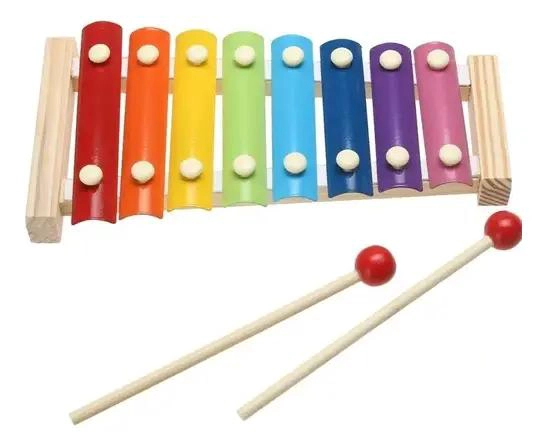 CONJUNTO DE INSTRUMENTOS MUSICALES DE MADERA PARA NIÑOS - 2