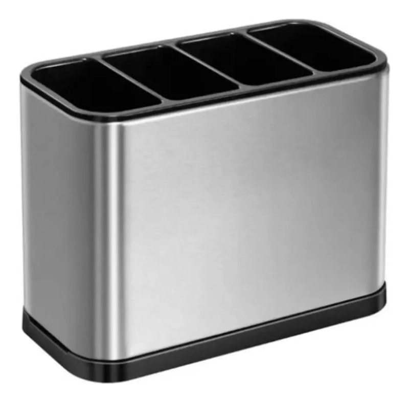 SOPORTE ORGANIZADOR DE UTENSILIOS DE COCINA DE ACERO INOXIDABLE - 2