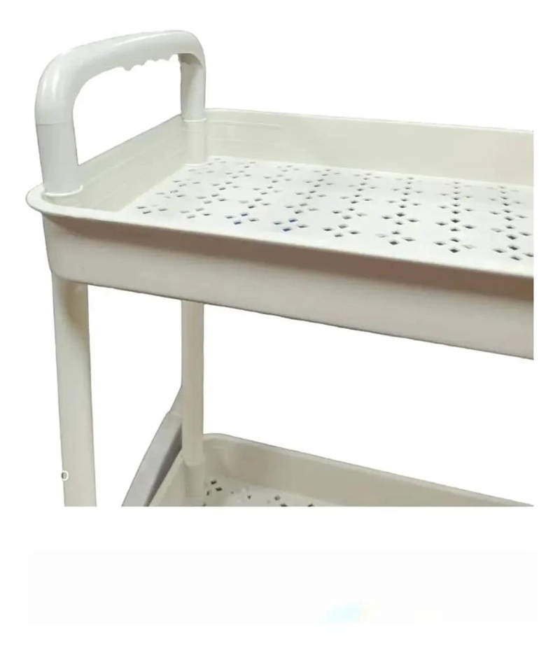 CARRITO ORGANIZADOR MULTIUSO DE 4 NIVELES COLOR BLANCO - 2