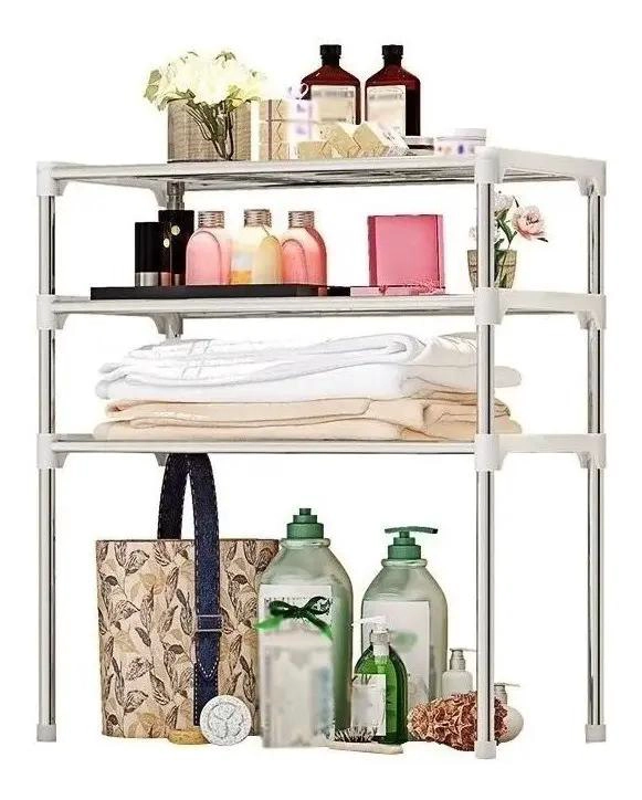 ORGANIZADOR AJUSTABLE DE COCINA Y BAÑO CON 3 NIVELES - 1