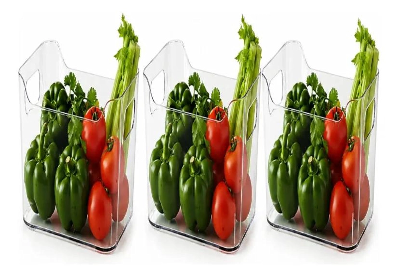 SET DE ORGANIZADORES ACRILICOS PARA REFRIGERADOR Y DESPENSA - 1