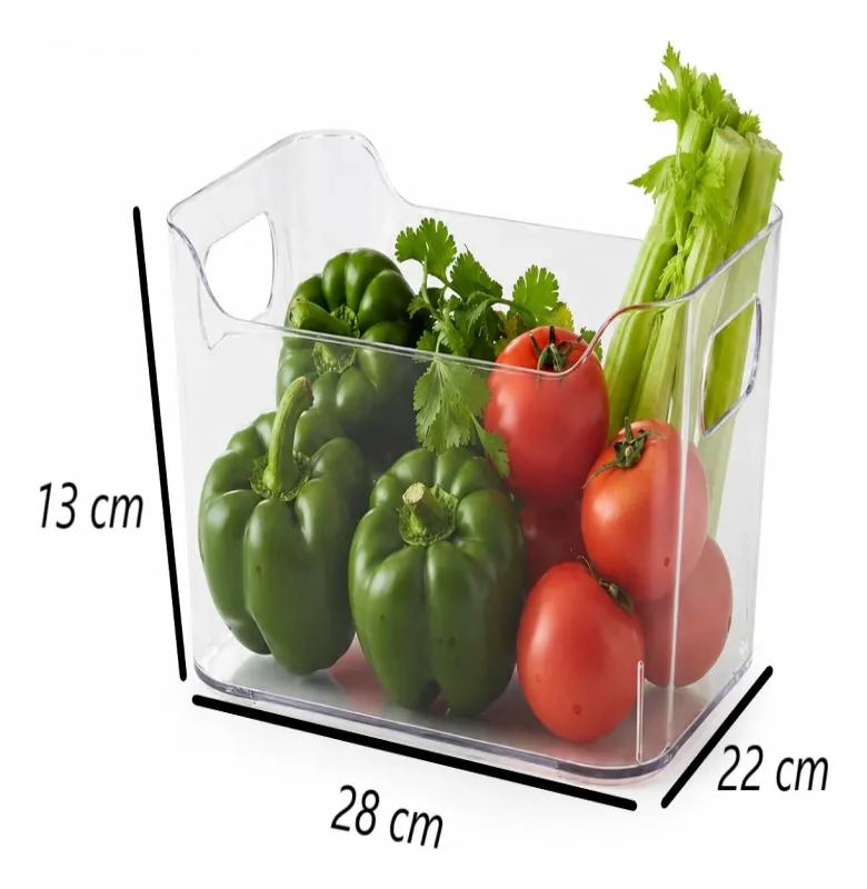 SET DE ORGANIZADORES ACRILICOS PARA REFRIGERADOR Y DESPENSA - 9