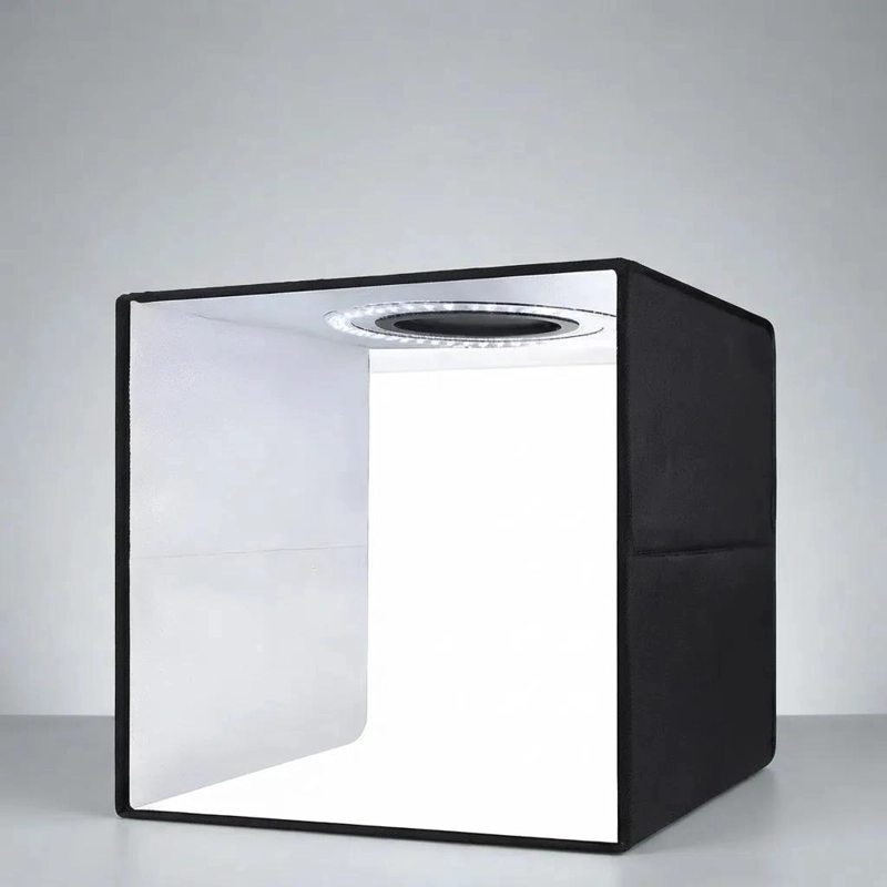 ESTUDIO FOTOGRAFICO COMPACTO 40X40CM CON ILUMINACION LED - 6