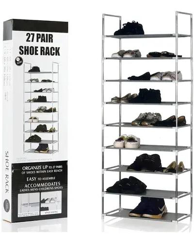 ZAPATERO ORGANIZADOR DE 27 PARES CON 9 NIVELES EN COLOR GRIS - 1