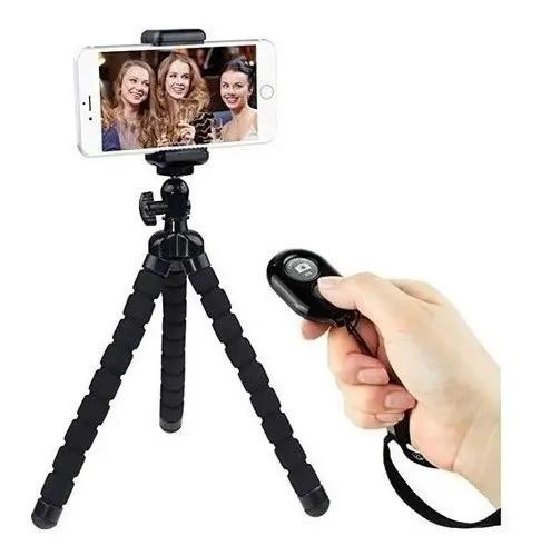 TRIPODE MINI DE 27 CM CON CONTROL BLUETOOTH PARA CELULAR - 4