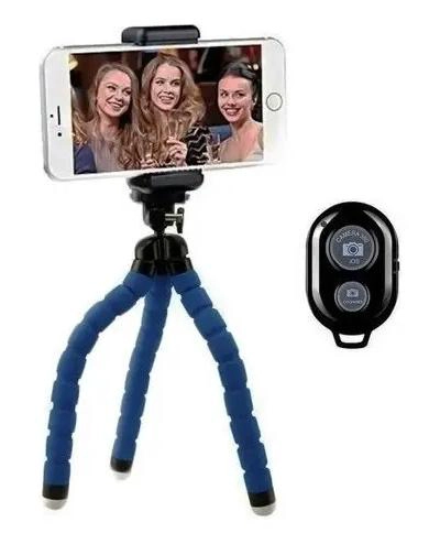 TRIPODE MINI DE 27 CM CON CONTROL BLUETOOTH PARA CELULAR - 5