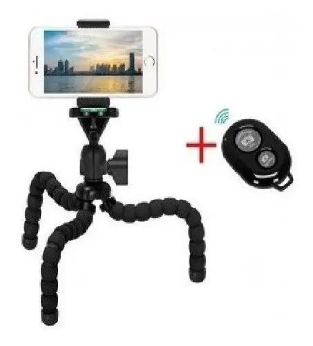TRIPODE MINI DE 27 CM CON CONTROL BLUETOOTH PARA CELULAR - 6