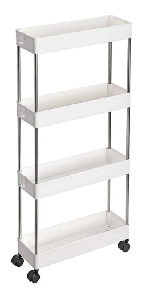 CARRITO ORGANIZADOR DELGADO DE 4 NIVELES PARA ESPACIOS REDUCIDOS - 1