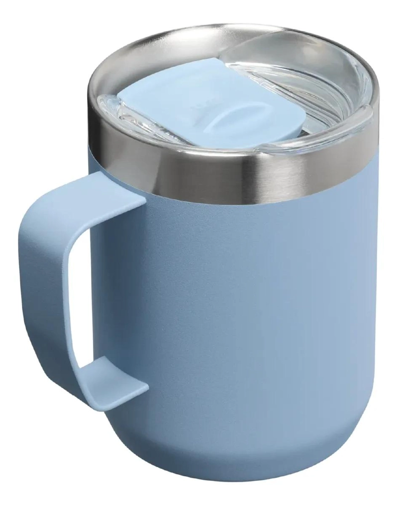 TAZA DE CAMPING CELESTE CON AISLAMIENTO DOBLE PARED - 1
