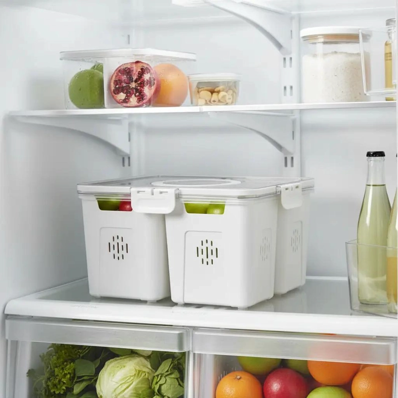 CONTENEDOR RECTANGULAR PARA REFRIGERADOR CON TAPA - 1