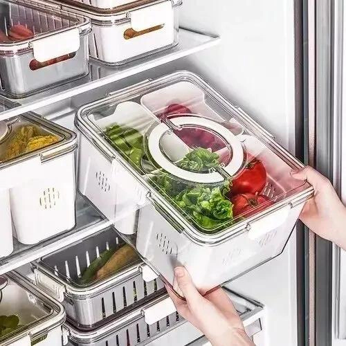 CONTENEDOR RECTANGULAR PARA REFRIGERADOR CON TAPA - 3
