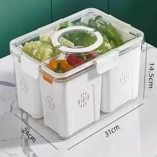 CONTENEDOR RECTANGULAR PARA REFRIGERADOR CON TAPA - 5
