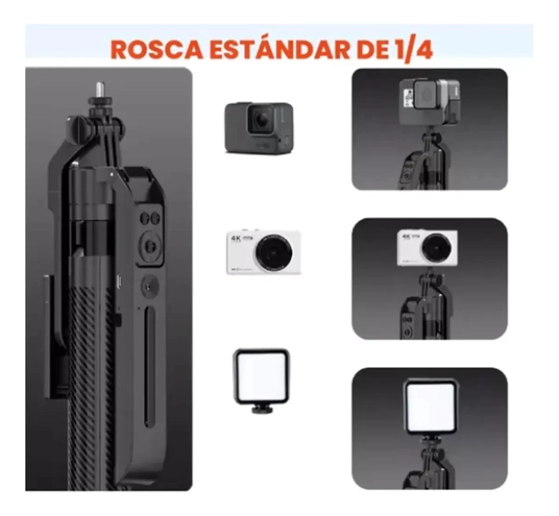 PALO SELFIE VERSATIL DE 192 CM CON TRIPODE INTEGRADO - 8