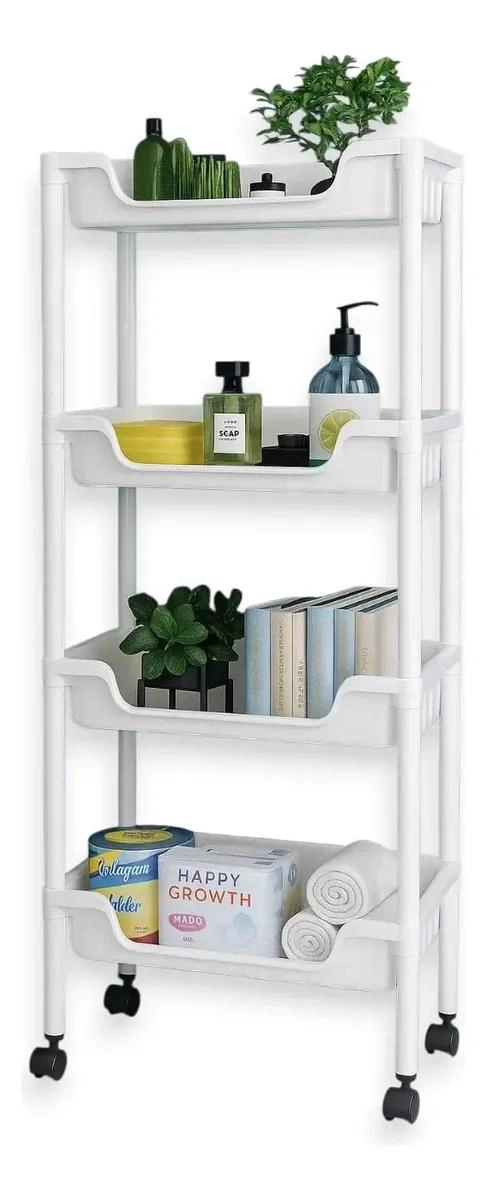 CARRITO ORGANIZADOR DE 4 NIVELES CON RUEDAS PARA COCINA - 1