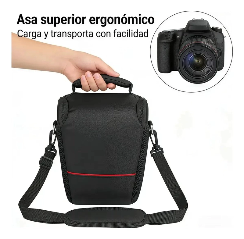 BOLSO ANTIGOLPES IMPERMEABLE PARA CAMARAS Y LENTES - 4
