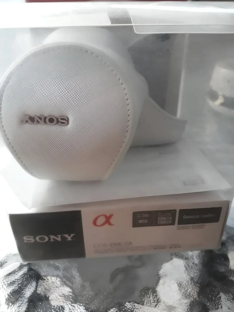 FUNDA DE CUERO PARA LENTES DE CAMARA FOTOGRAFICA - 1