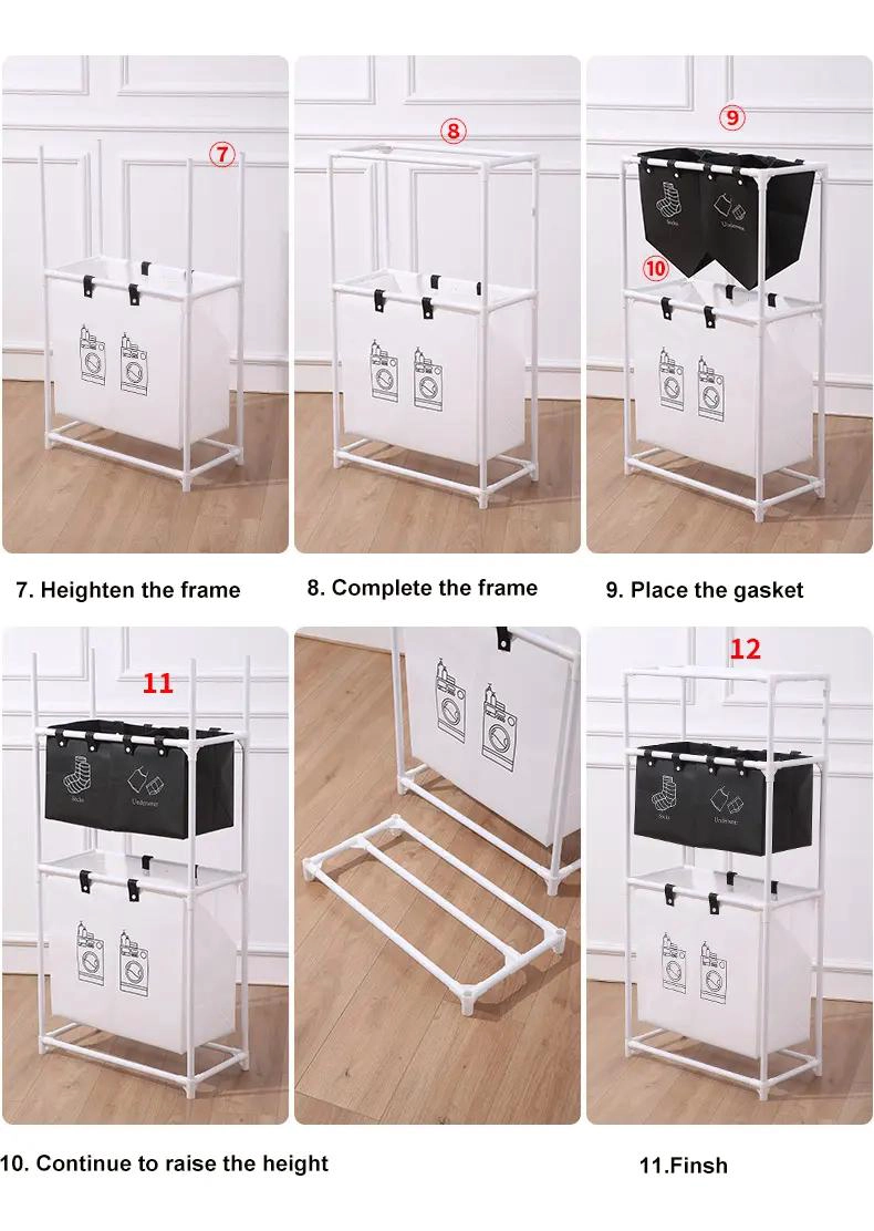 CESTO ORGANIZADOR MULTIUSOS PARA ROPA Y JUGUETES - 6