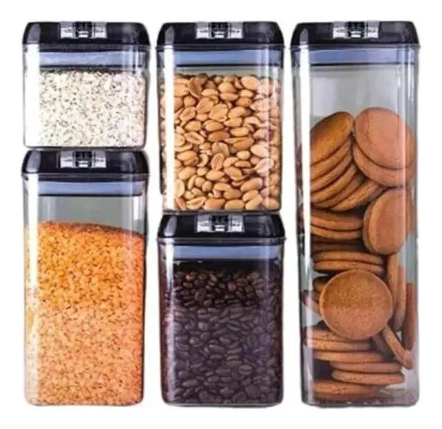 SET DE ENVASES HERME TICOS PARA ALIMENTOS ORGANIZADOR DE COCINA - 3