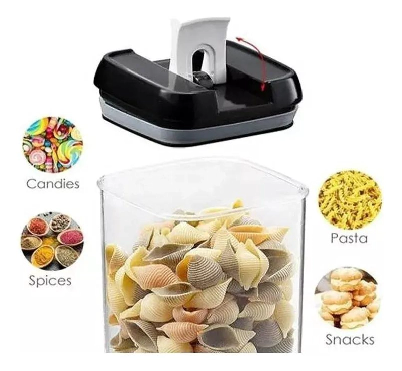 SET DE ENVASES HERME TICOS PARA ALIMENTOS ORGANIZADOR DE COCINA - 4