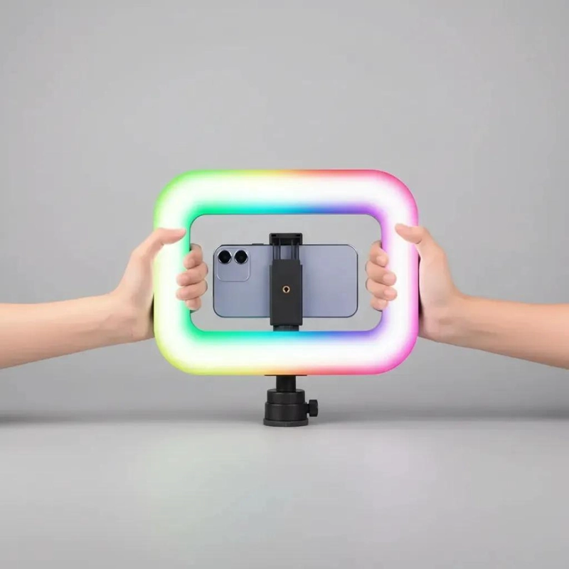 FOCO DE LUZ LED RGB AJUSTABLE PARA FOTOGRAFIA Y VIDEO - 2