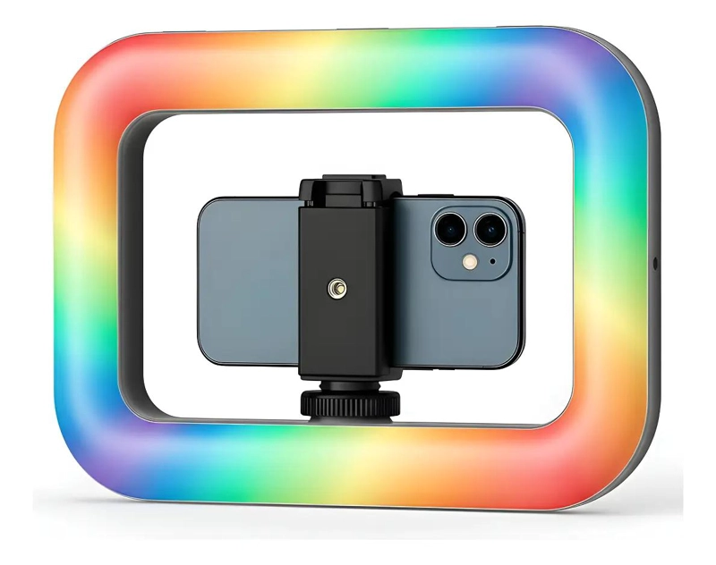 FOCO DE LUZ LED RGB AJUSTABLE PARA FOTOGRAFIA Y VIDEO - 5