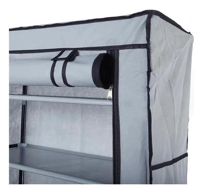 ZAPATERO VERTICAL ORGANIZADOR DE 10 NIVELES COLOR GRIS - 7