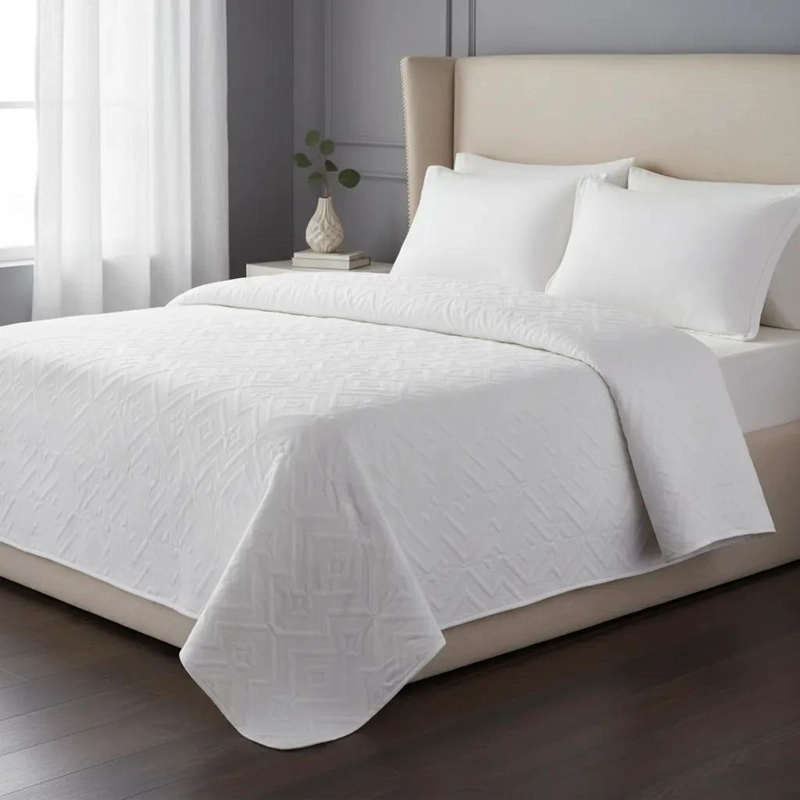 CUBRECAMA VERANO 1.5 PLAZAS TIPO QUILT SUAVE Y COLORIDO - 1