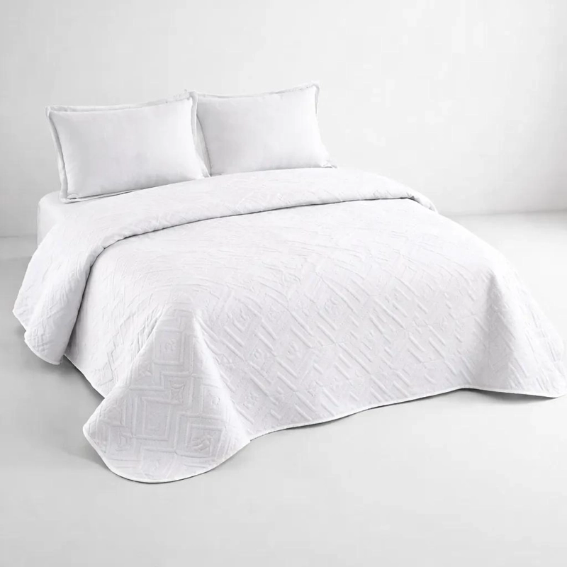 CUBRECAMA VERANO 1.5 PLAZAS TIPO QUILT SUAVE Y COLORIDO - 5