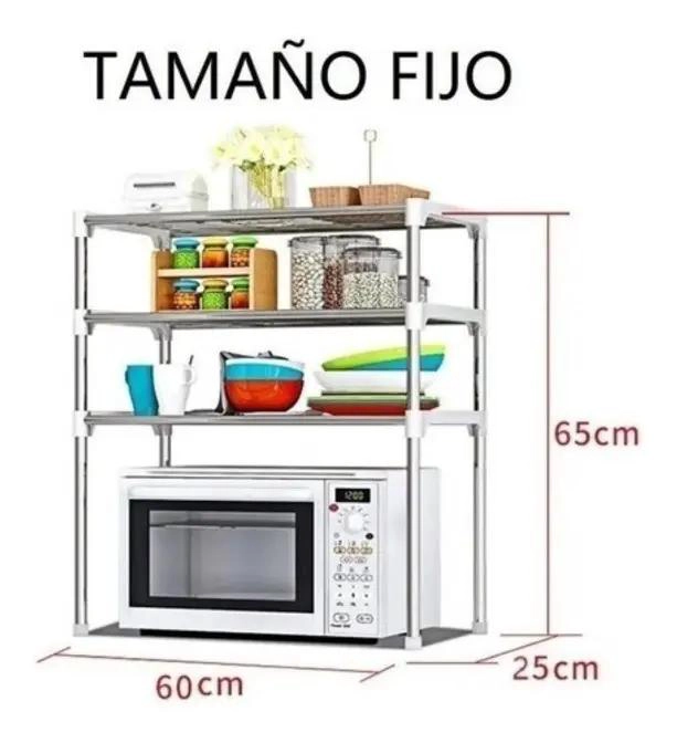 ORGANIZADOR AJUSTABLE DE COCINA Y BAÑO CON 3 NIVELES - 3