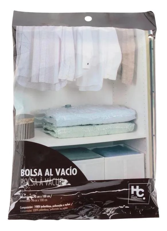 BOLSA DE ALMACENAJE AL VACIO 100X130 CM PARA TEXTILES - 5