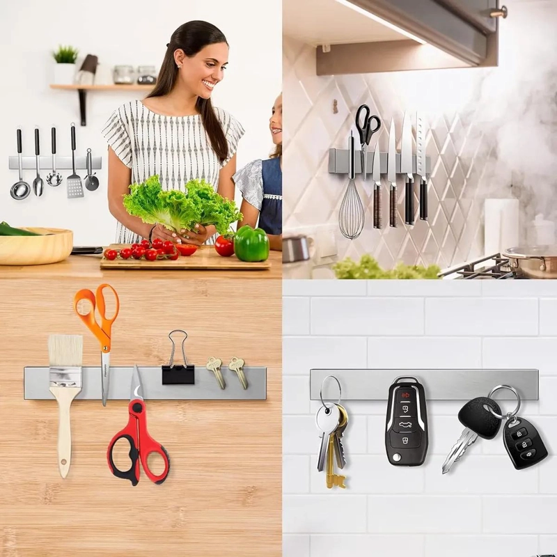 BARRA MAGNE TICA PARA CUCHILLOS Y UTENSILIOS DE COCINA - 7