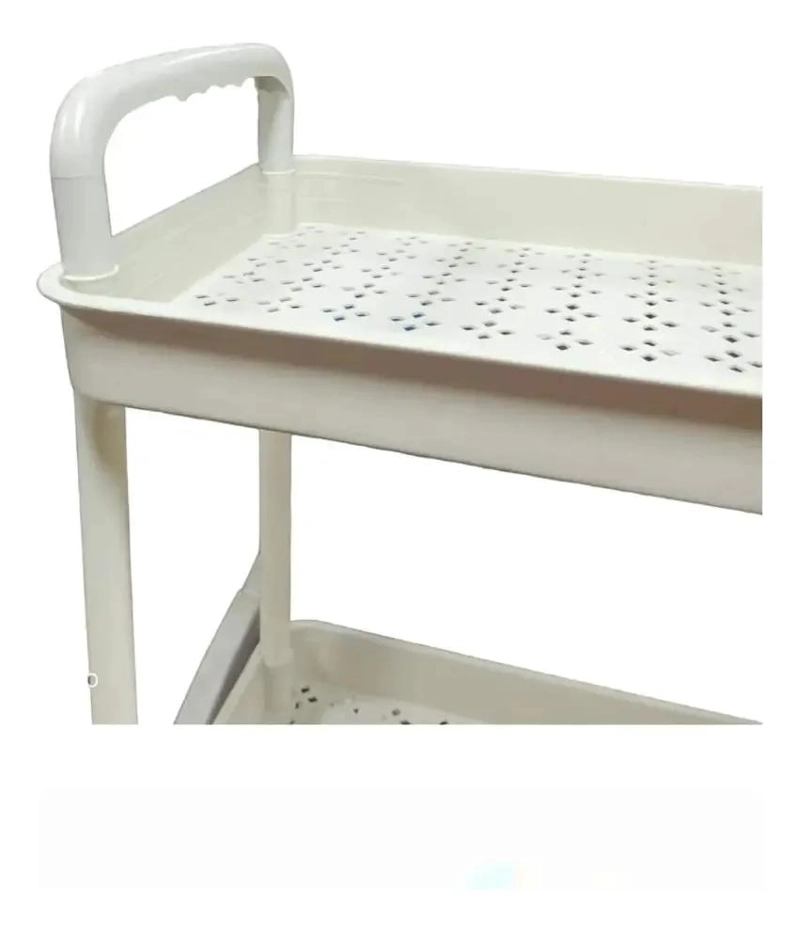 CARRITO ORGANIZADOR MULTIUSO DE 4 NIVELES COLOR BLANCO - 2