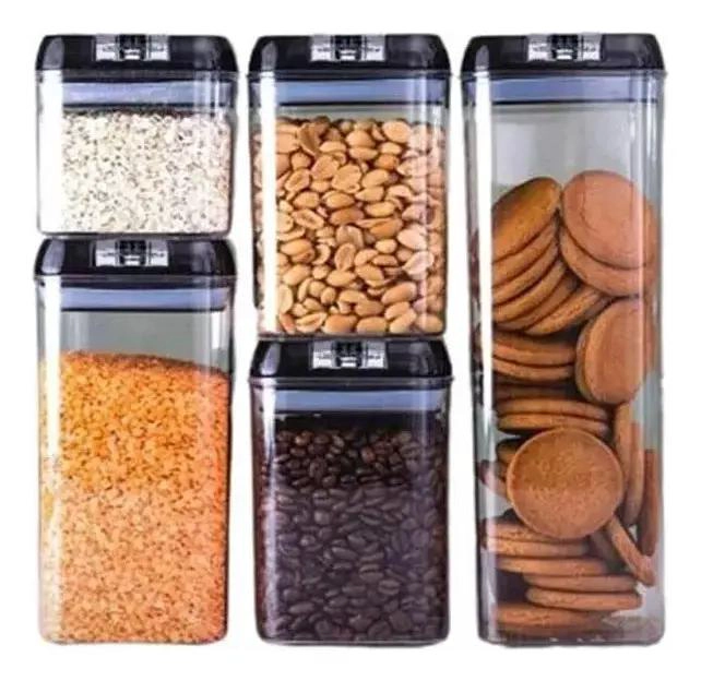 SET DE ENVASES HERME TICOS PARA ALMACENAMIENTO DE ALIMENTOS - 3