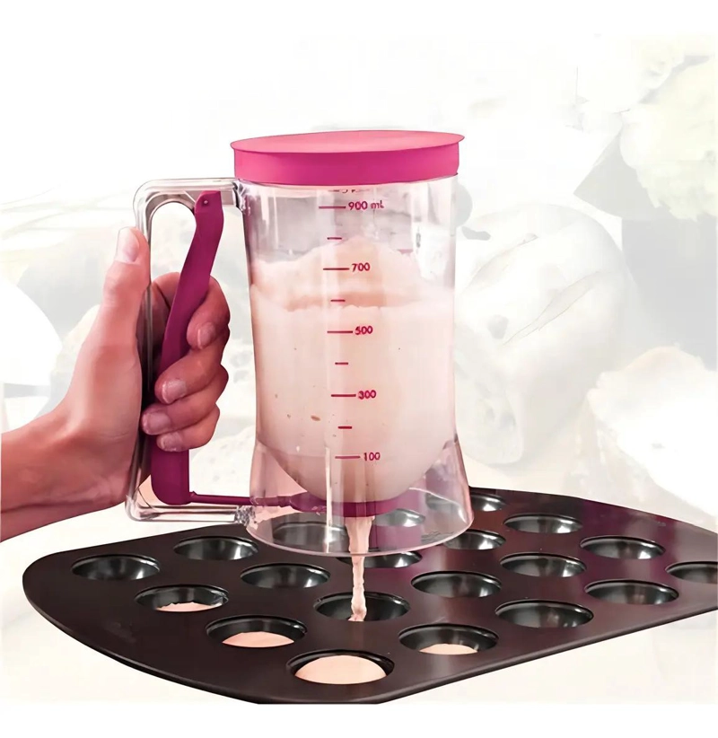 DISPENSADOR PARA MASAS LIQUIDAS CON CAPACIDAD DE 900ML Y DISEÑO ERGONOMICO - 3