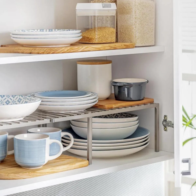 REPISA ORGANIZADORA DE COCINA DE ACERO 40 CM IDEAL PARA ESPACIOS REDUCIDOS - 5