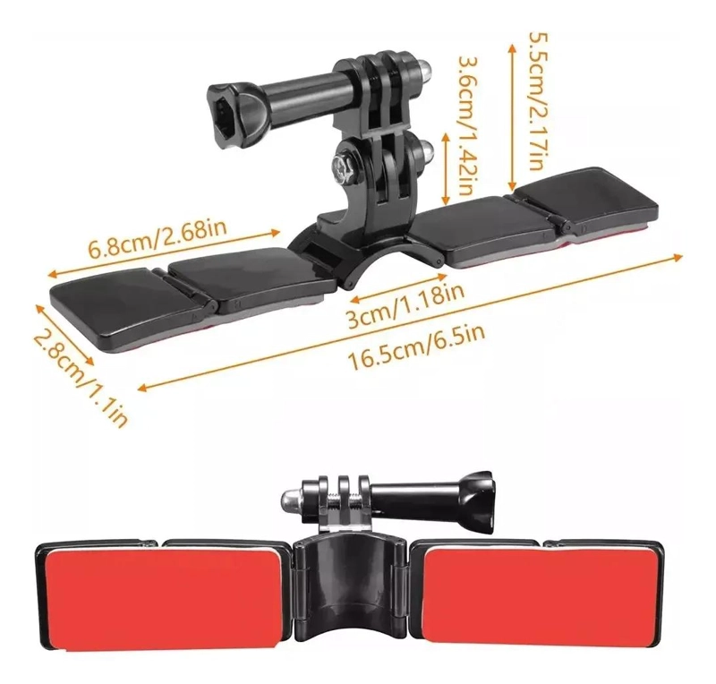 SOPORTE DE BARBILLA PARA CASCO DE MOTOCICLETA CON BISAGRA - 2