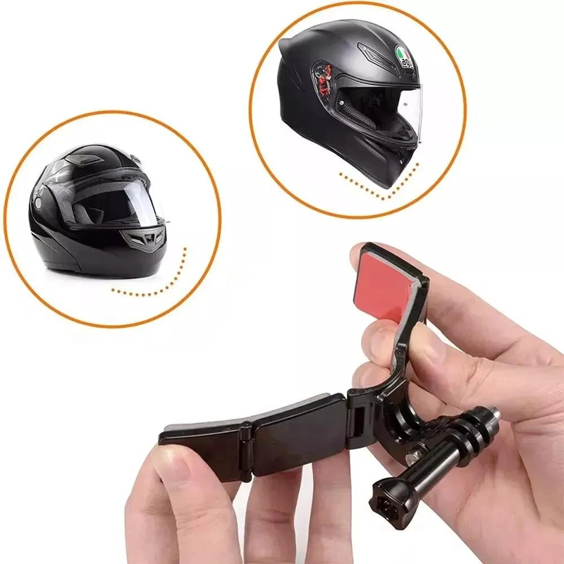 SOPORTE DE BARBILLA PARA CASCO DE MOTOCICLETA CON BISAGRA - 6