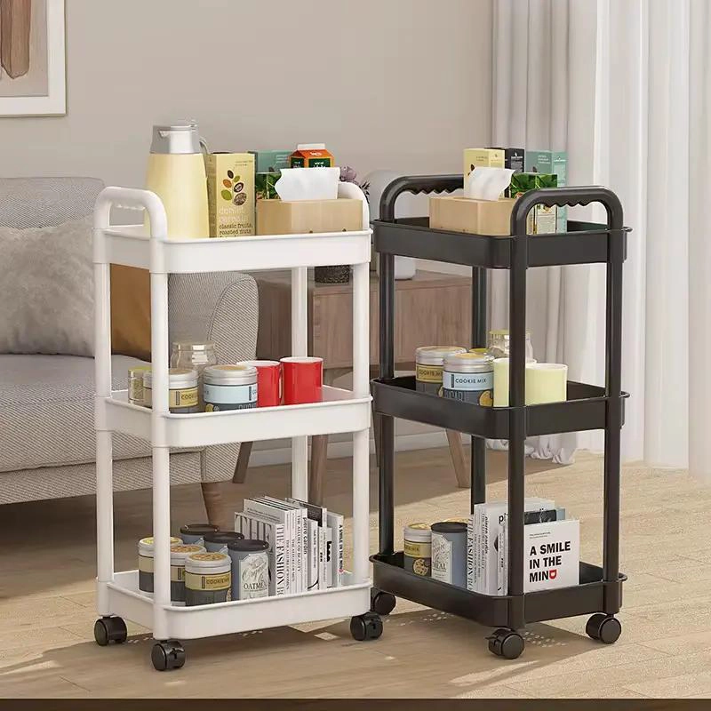 CARRITO ORGANIZADOR RODANTE DE 3 NIVELES PARA HOGAR Y OFICINA - 2