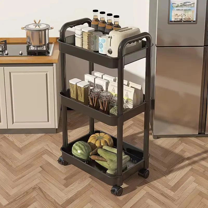 CARRITO ORGANIZADOR RODANTE DE 3 NIVELES PARA HOGAR Y OFICINA - 4