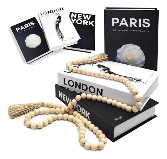 SET DE LIBROS DECORATIVOS FALSOS PARA ESTILO MINIMALISTA - 2