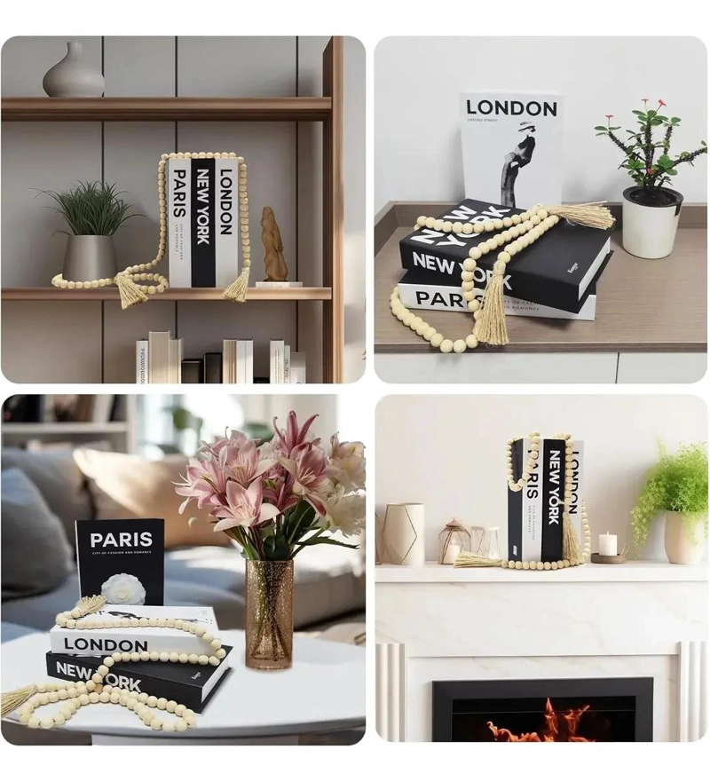 SET DE LIBROS DECORATIVOS FALSOS PARA ESTILO MINIMALISTA - 5