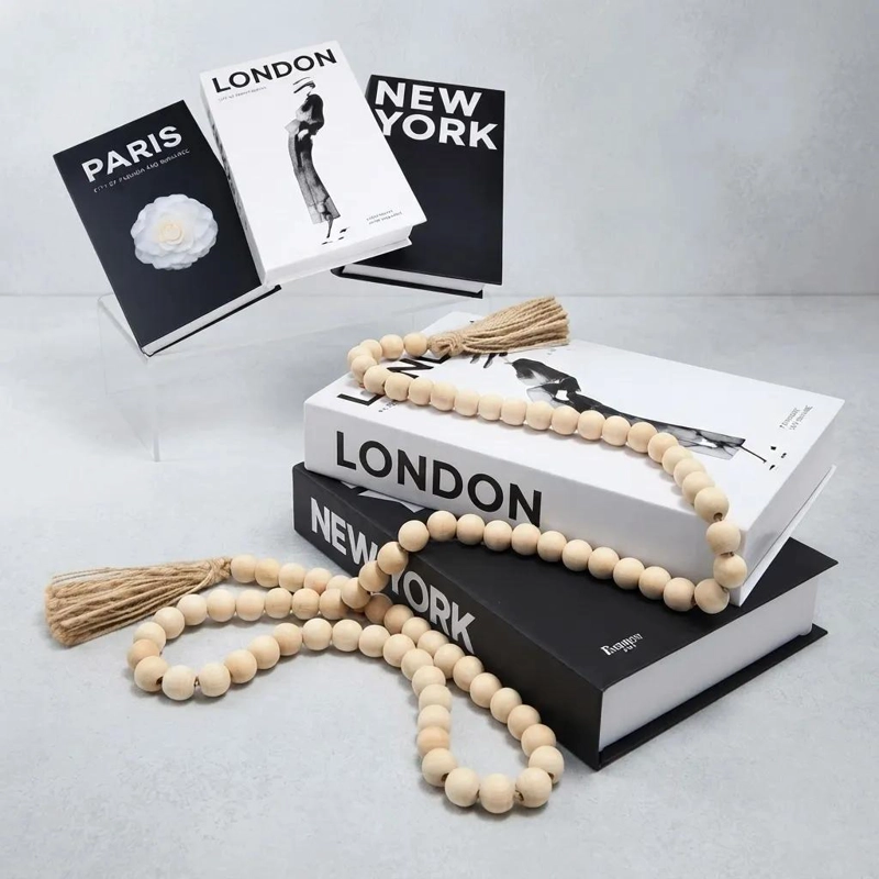 SET DE LIBROS DECORATIVOS FALSOS PARA ESTILO MINIMALISTA - 8