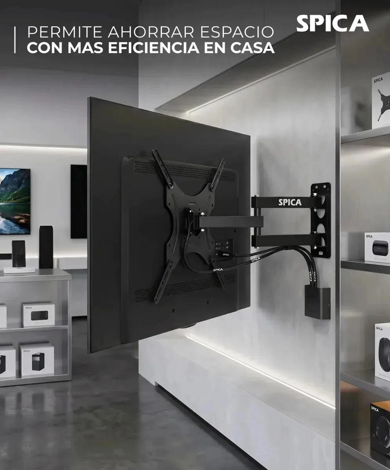 SOPORTE ARTICULADO PARA TELEVISORES DE 14 A 55 PULGADAS - 7