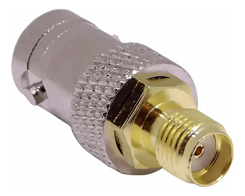 ADAPTADOR COAXIAL BNC HEMBRA A SMA HEMBRA 27 MM - 1