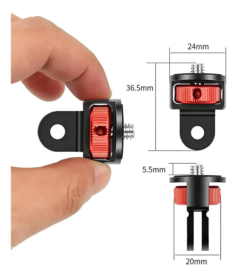 ADAPTADOR GIRATORIO 360 PARA CAMARAS DEPORTIVAS - 2